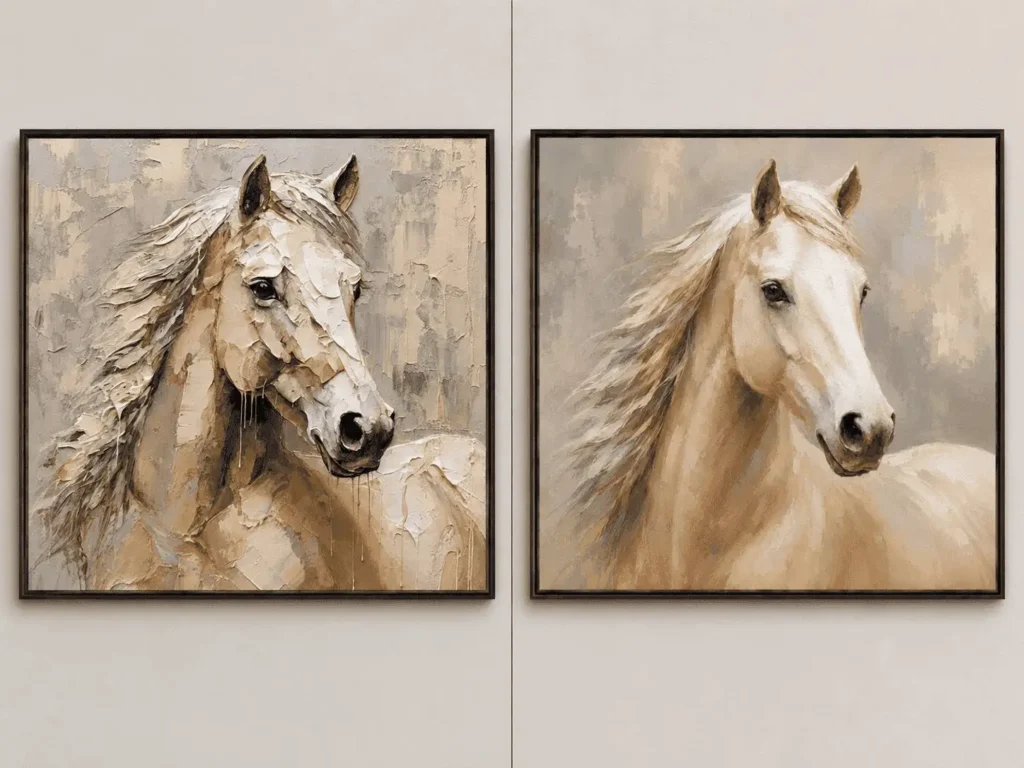 Oil Painting vs Print