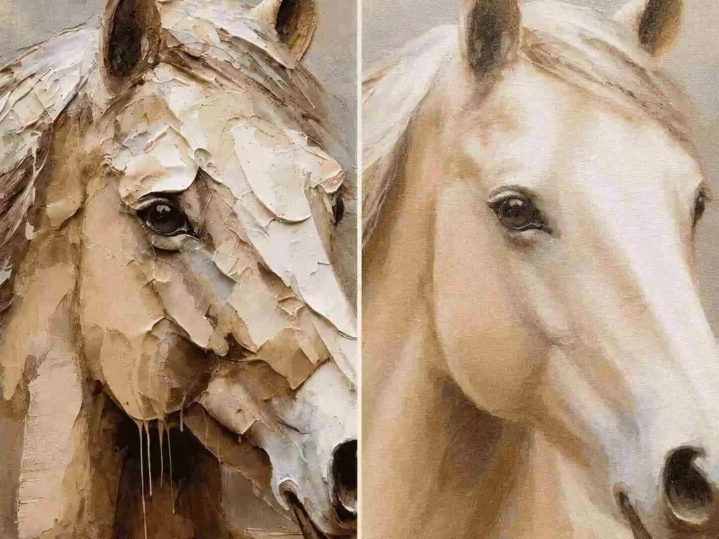 Oil Painting vs Print